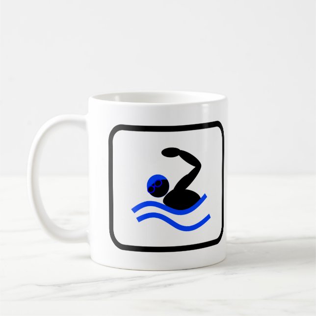 Schwimmen Kaffeetasse (Links)