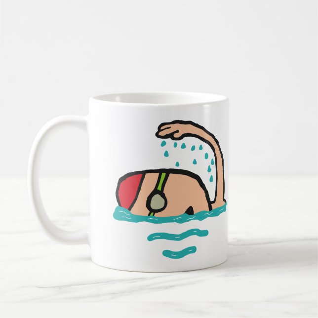 Schwimmen Kaffeetasse (Links)