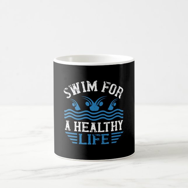 Schwimmen - kaffeetasse (Mittel)
