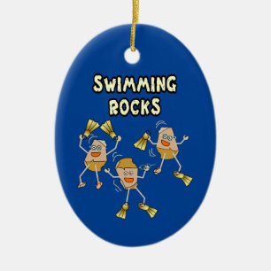 Schwimmen Keramik Ornament