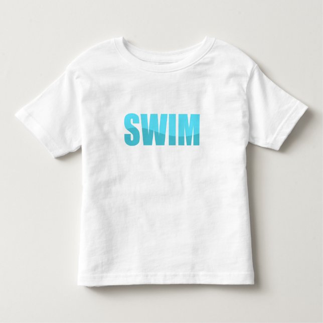 schwimmen kleinkind t-shirt (Vorderseite)