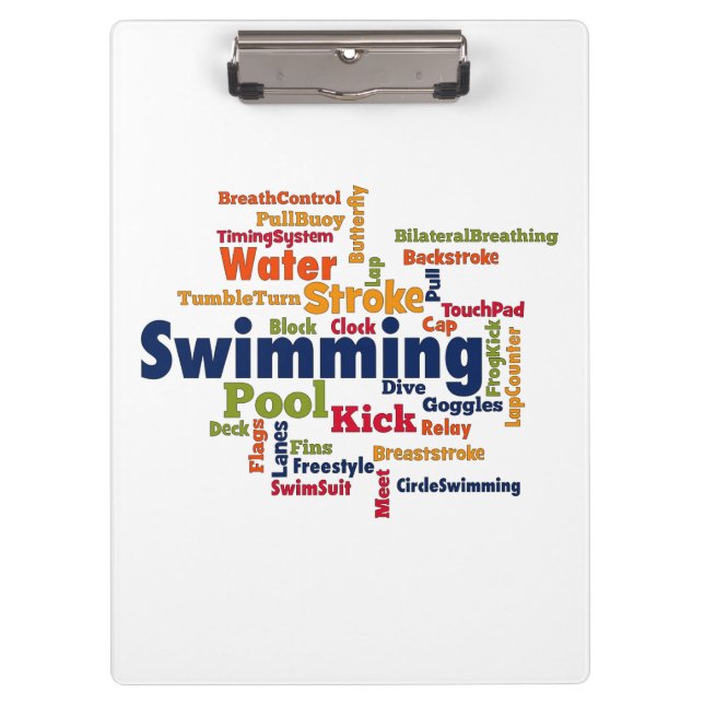 Schwimmen Klemmbrett (Vorderseite)