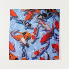 Schwimmen Koi Wall Art Tapestes Wandteppich