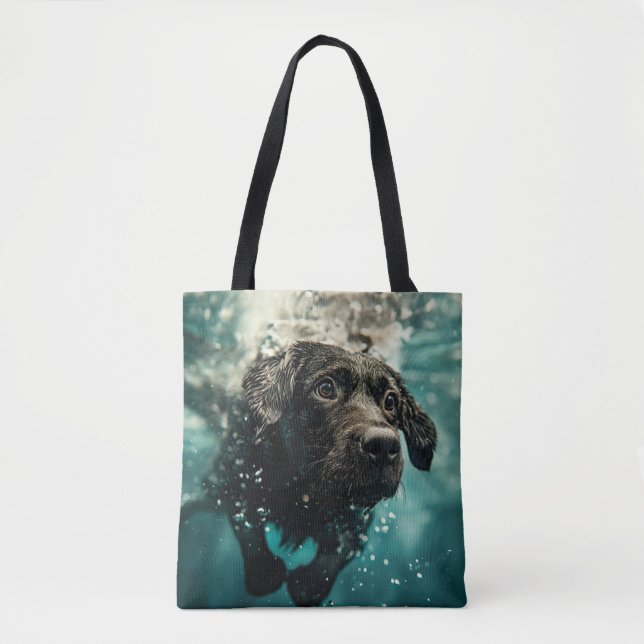 Schwimmen Labrador Puppy Underwater Design (Vorderseite)