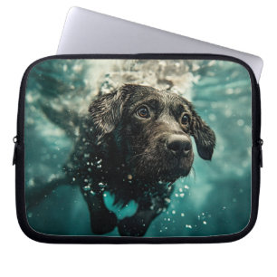 Schwimmen Labrador Puppy Underwater Design Laptopschutzhülle