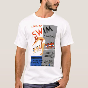 Schwimmen lernen T-Shirt