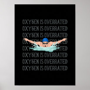 Schwimmen Liebe Schwimmer Funny Swimming Boys Spor Poster