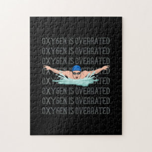 Schwimmen Liebe Schwimmer Funny Swimming Boys Spor Puzzle