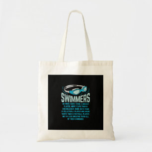 Schwimmen macht mehr Kicks ich lustige Geschenke s Tragetasche
