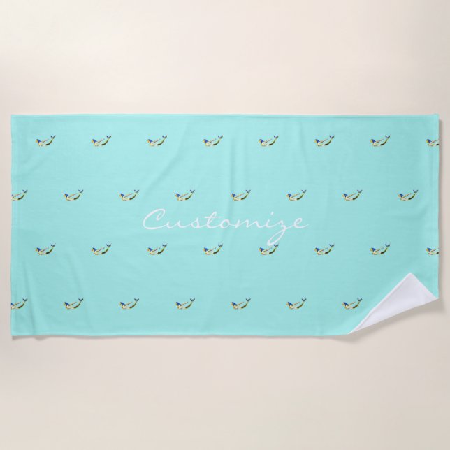 Schwimmen Mermaids Thunder_Cove Strandtuch (Vorderseite)