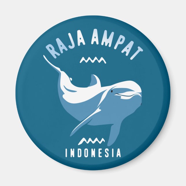 Schwimmen mit Delphinen in Raja Ampat Magnet (Vorne)