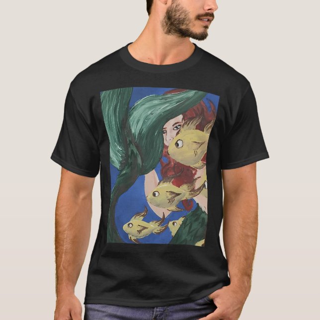 Schwimmen mit den Fischen T-Shirt (Vorderseite)