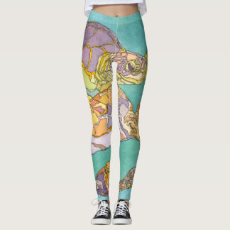 Schwimmen mit Giants-Leggings Leggings