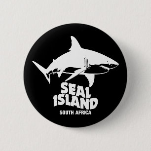 Schwimmen mit großen weißen Haien - Seal Island Button