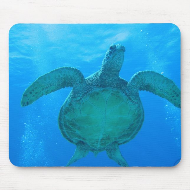 Schwimmen mit Meeresschildkröten in Hawaii 1 Mousepad (Vorne)
