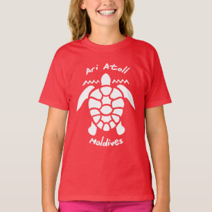 Schwimmen mit Schildkröten auf den Malediven auf d T-Shirt