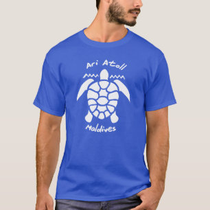 Schwimmen mit Schildkröten auf den Malediven auf d T-Shirt