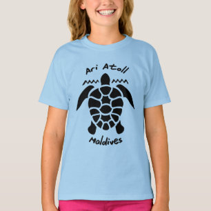 Schwimmen mit Schildkröten auf den Malediven auf d T-Shirt