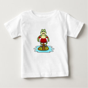Schwimmen mit Schwimmen Baby T-shirt