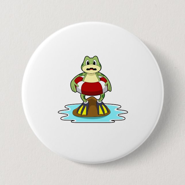Schwimmen mit Schwimmen Button (Vorderseite)