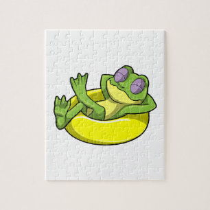 Schwimmen mit Schwimmen Puzzle