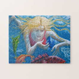 Schwimmen mit tropischen Fischen Puzzle