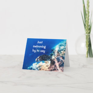 SCHWIMMEN NACH SAY **GLÜCKLICH 60. GEBURTSTAG** Ka Karte