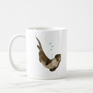 Schwimmen Otter Kaffee Tasse