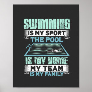 Schwimmen Poster