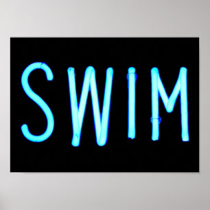 schwimmen poster
