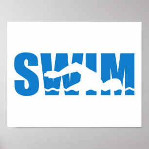 schwimmen poster