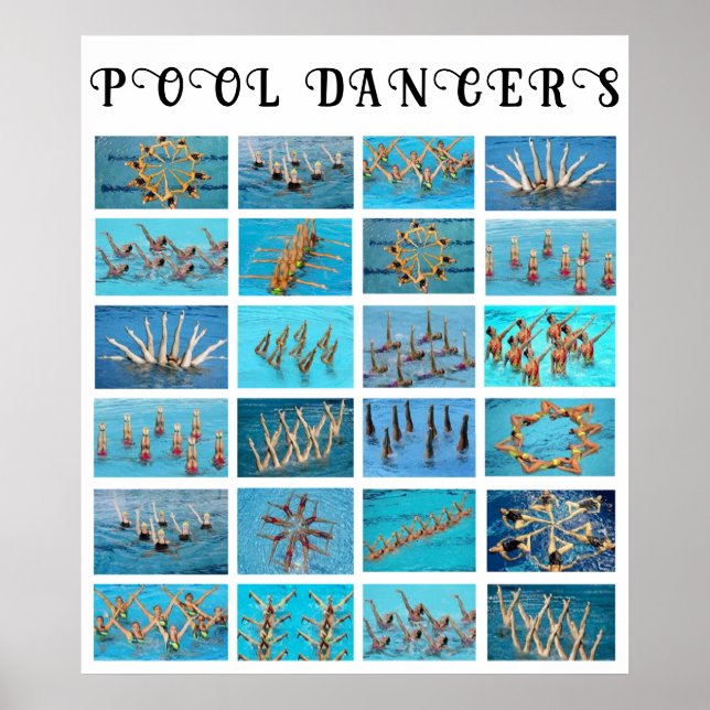 Schwimmen Poster (Vorne)