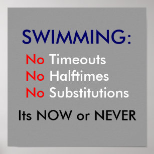 Schwimmen Poster