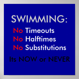 Schwimmen Poster