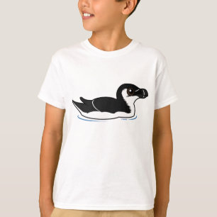 Schwimmen Razorbill, grundlegend T-Shirt
