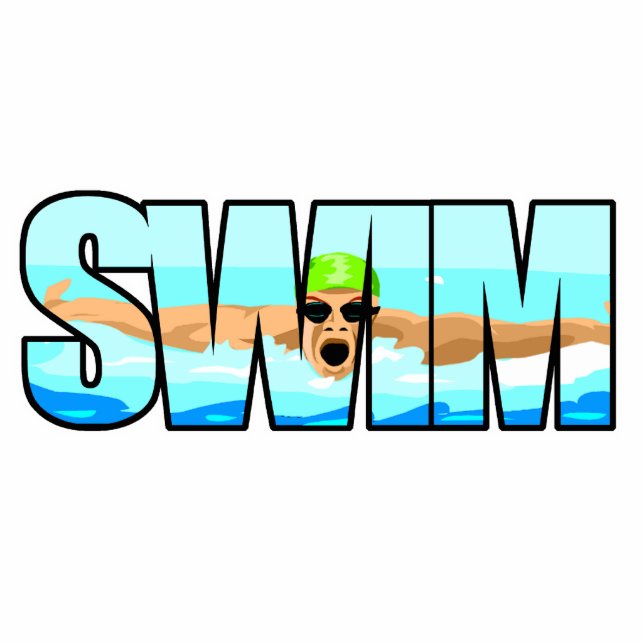 Schwimmen-Schmetterling Fotoskulptur Ornament (Vorne)