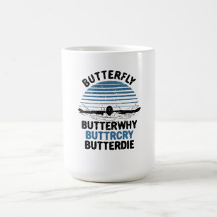 Schwimmen - Schmetterling Schwimmen Geschenk Kaffeetasse