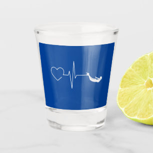 Schwimmen Schnapsglas