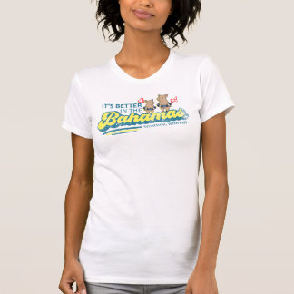 Schwimmen Schweine Bahamas Urlaub Bahamas Kreuzfah T-Shirt
