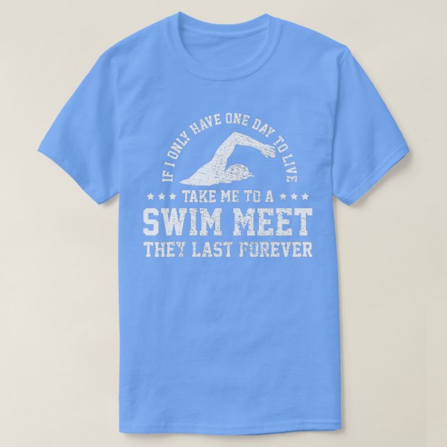 Schwimmen Schwimmbad T-Shirt (Design vorne)