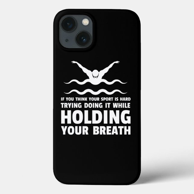 Schwimmen Schwimmer Funny Swimming Sport Sport Des Case-Mate iPhone Hülle (Rückseite)