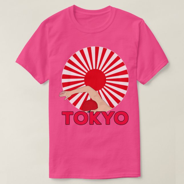 Schwimmen T-Shirt (Design vorne)