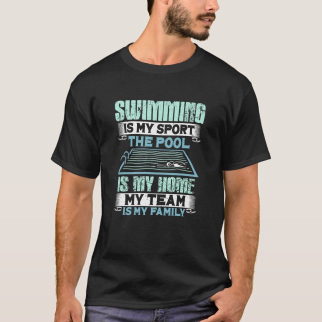 Schwimmen T-Shirt (Vorderseite)