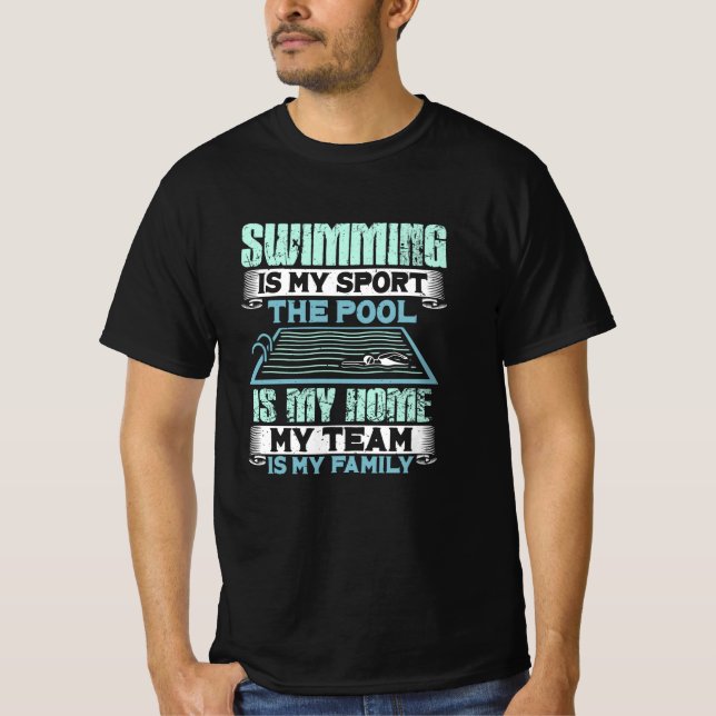Schwimmen T-Shirt (Vorderseite)
