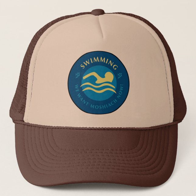 Schwimmen Truckerkappe (Vorderseite)