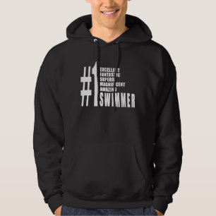 Schwimmen und Schwimmer: Schwimmer der Nr.-eine Hoodie