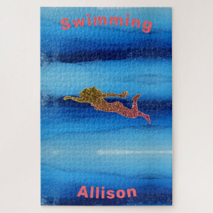 Schwimmen unter dem Meer-Puzzle Puzzle