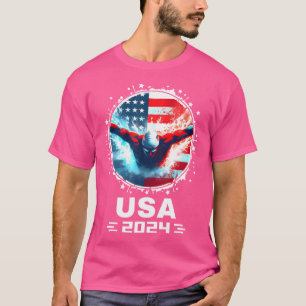 Schwimmen Vereinigte Staaten Schwimmbekleidung T T-Shirt