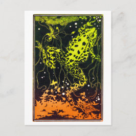 Schwimmen von Julie de Graag Vintage Kunst Postkarte