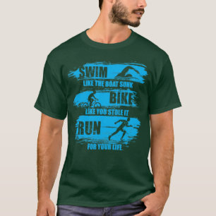 Schwimmen, wie das Boot Sunk Fahrrad, wie du gesto T-Shirt